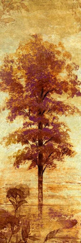 Early Autumn Chill I Black Ornate Wood Framed Art Print with Double Matting by Marcon, Michael