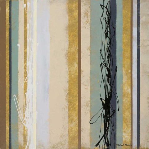 Breaking Loose III White Modern Wood Framed Art Print by Marcon, Michael