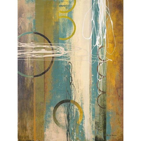 Earthbound I Black Modern Wood Framed Art Print by Marcon, Michael