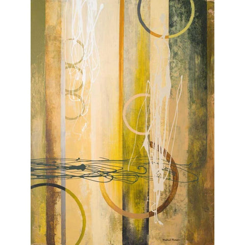 Neutral Earthbound II Black Modern Wood Framed Art Print by Marcon, Michael