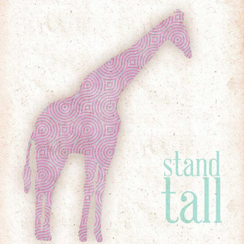 Stand Tall Gold Ornate Wood Framed Art Print with Double Matting by SD Graphics Studio