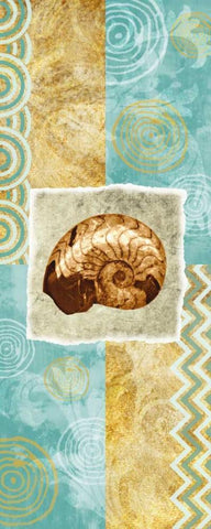 Tropic Sensation I White Modern Wood Framed Art Print with Double Matting by Marcon, Michael