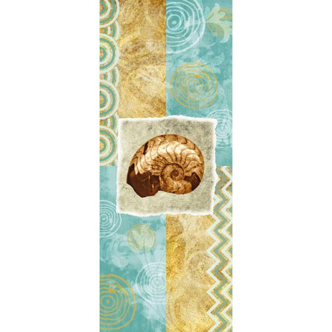 Tropic Sensation I Gold Ornate Wood Framed Art Print with Double Matting by Marcon, Michael