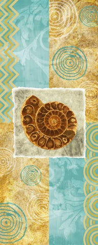 Tropic Sensation II Black Ornate Wood Framed Art Print with Double Matting by Marcon, Michael