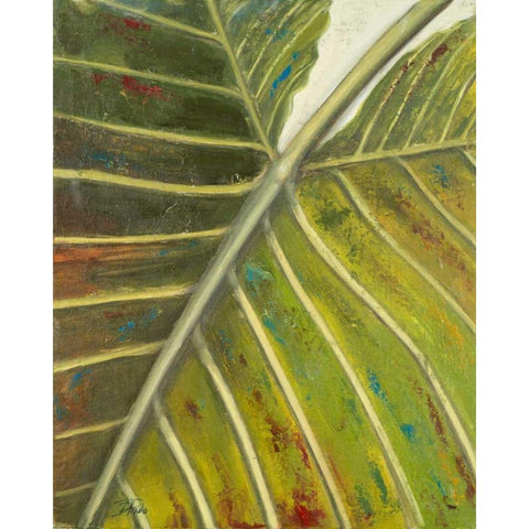 Green Zoom I White Modern Wood Framed Art Print by Pinto, Patricia