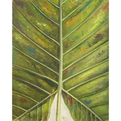 Green Zoom III Black Modern Wood Framed Art Print by Pinto, Patricia