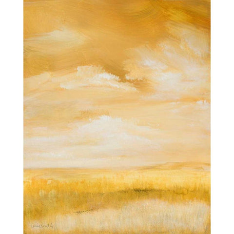 Above Golden Plains I Gold Ornate Wood Framed Art Print with Double Matting by Loreth, Lanie