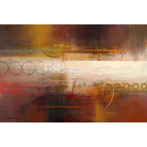 Force Ten II Black Modern Wood Framed Art Print with Double Matting by Marcon, Michael