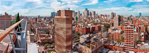 Rivington I White Modern Wood Framed Art Print with Double Matting by Lake, Shelley