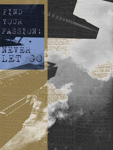 City Inspired I Black Ornate Wood Framed Art Print with Double Matting by Lake, Shelley