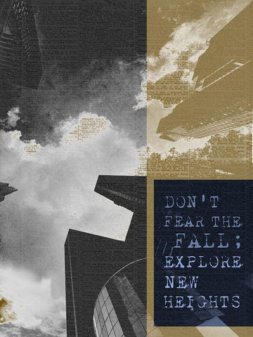 City Inspired II Black Modern Wood Framed Art Print by Lake, Shelley