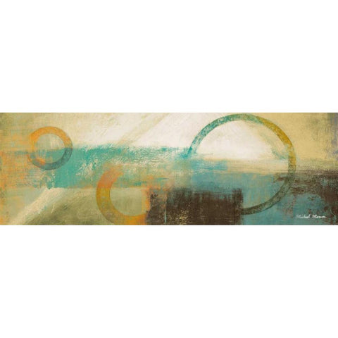 Colorful Sunrise I White Modern Wood Framed Art Print by Marcon, Michael