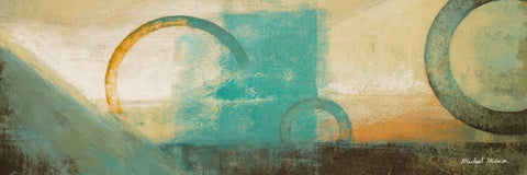 Colorful Sunrise II Black Ornate Wood Framed Art Print with Double Matting by Marcon, Michael