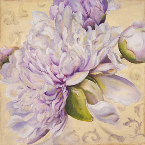 In Bloom I Gold Ornate Wood Framed Art Print with Double Matting by Pinto, Patricia