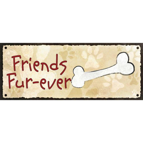 Friends Fur Ever Gold Ornate Wood Framed Art Print with Double Matting by Studio, Sd Graphics