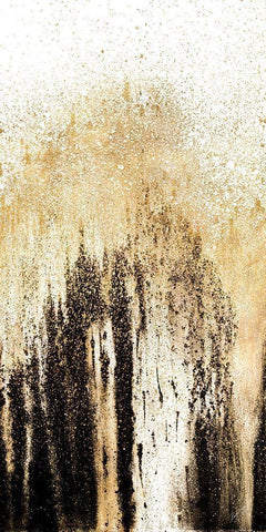 Golden Woods Black Ornate Wood Framed Art Print with Double Matting by Gonzalez, Roberto