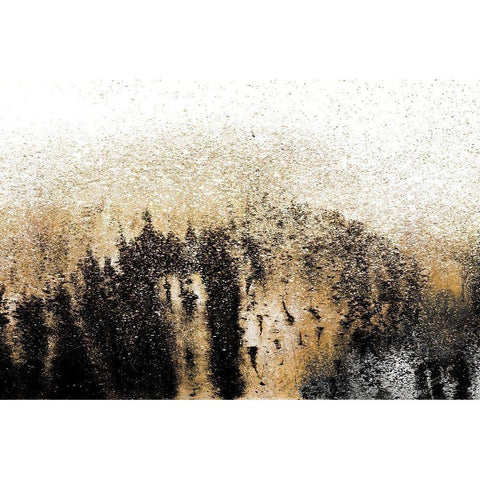Starry Night White Modern Wood Framed Art Print by Gonzalez, Roberto