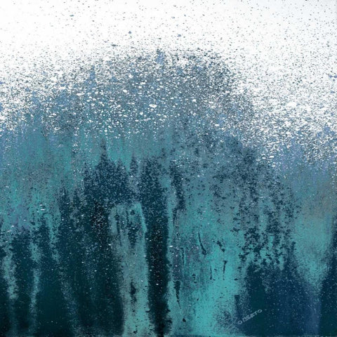 Tonal Blue Woods I Gold Ornate Wood Framed Art Print with Double Matting by Gonzalez, Roberto