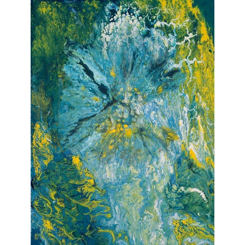 The Sea I Black Modern Wood Framed Art Print with Double Matting by Gonzalez, Roberto