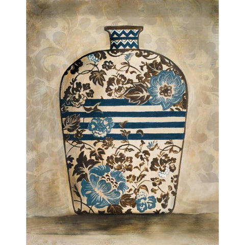 The Pottery II White Modern Wood Framed Art Print by Pinto, Patricia