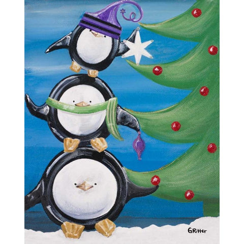 Paddison and Friends IV Black Modern Wood Framed Art Print by Ritter, Gina