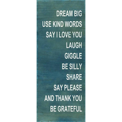 Dream Big Gold Ornate Wood Framed Art Print with Double Matting by Studio, Sd Graphics