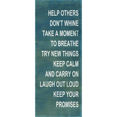 Help Others Gold Ornate Wood Framed Art Print with Double Matting by Studio, Sd Graphics