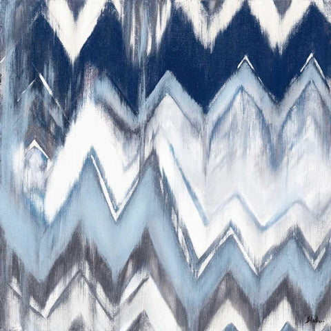 Indigo New Mexico I White Modern Wood Framed Art Print with Double Matting by Pinto, Patricia