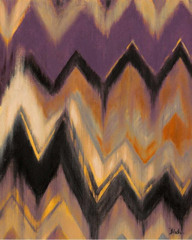 Purple Mexican Festival White Modern Wood Framed Art Print with Double Matting by Pinto, Patricia