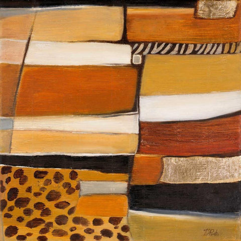 Congo I Black Modern Wood Framed Art Print by Pinto, Patricia