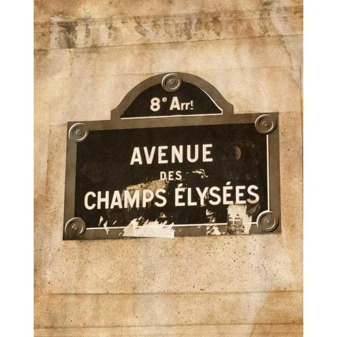 French Street I Gold Ornate Wood Framed Art Print with Double Matting by Navas, Emily