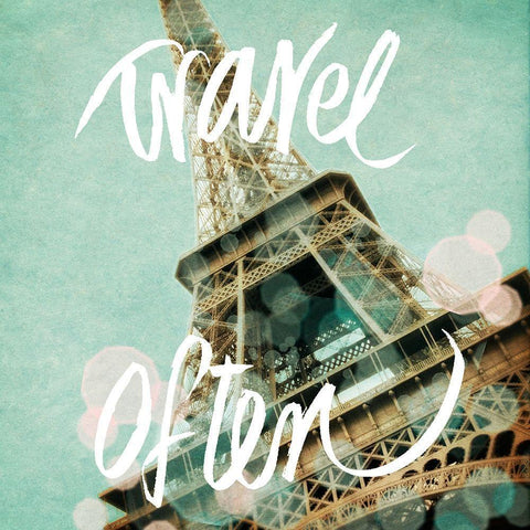 Adventures in Europe I Black Modern Wood Framed Art Print by Navas, Emily