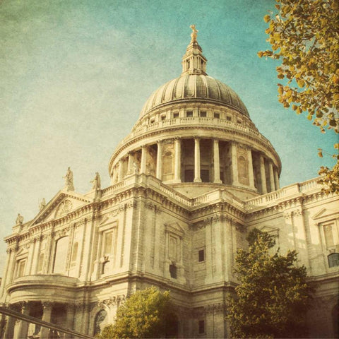 London Sights III Black Modern Wood Framed Art Print by Navas, Emily