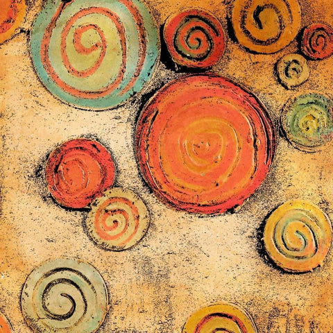 Spring Forward Square II Black Modern Wood Framed Art Print by Ritter, Gina