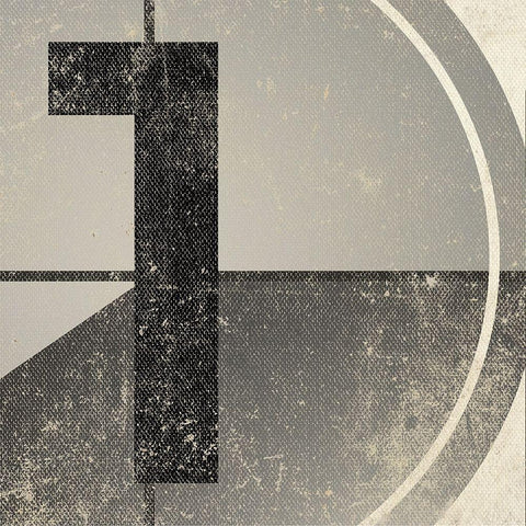 One Black Modern Wood Framed Art Print with Double Matting by Sd Graphics Studio