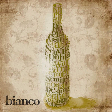 Type of Wine II Gold Ornate Wood Framed Art Print with Double Matting by SD Graphics Studio
