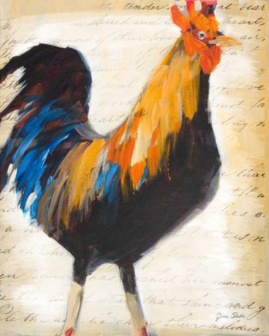 Morning Glory I Black Ornate Wood Framed Art Print with Double Matting by Slivka, Jane