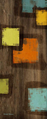 Juna I Black Ornate Wood Framed Art Print with Double Matting by Marcon, Michael