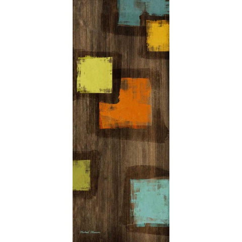 Juna I White Modern Wood Framed Art Print by Marcon, Michael