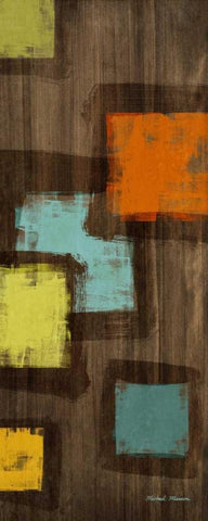 Juna II Black Ornate Wood Framed Art Print with Double Matting by Marcon, Michael