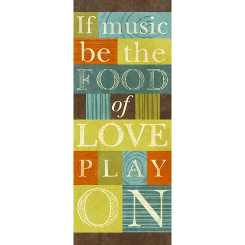 Love Play On Black Modern Wood Framed Art Print by SD Graphics Studio