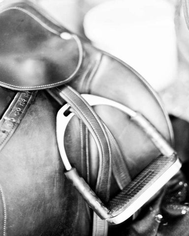 Derby II Black Ornate Wood Framed Art Print with Double Matting by Bryant, Susan