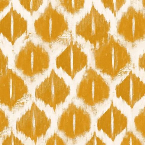 Colored Ikats I White Modern Wood Framed Art Print with Double Matting by Pinto, Patricia