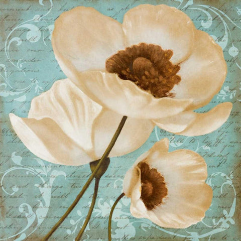 Afternoon Bloom I Black Modern Wood Framed Art Print by Rhyan, Vivien