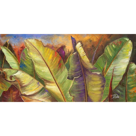 Through the Leaves I Gold Ornate Wood Framed Art Print with Double Matting by Pinto, Patricia