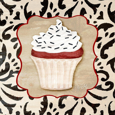 Piece of Cake II White Modern Wood Framed Art Print by Hakimipour, Tiffany