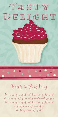 Tasty Delight White Modern Wood Framed Art Print with Double Matting by Hakimipour, Tiffany