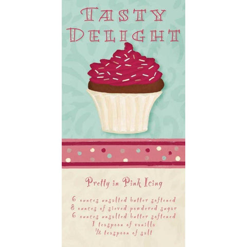 Tasty Delight Black Modern Wood Framed Art Print by Hakimipour, Tiffany