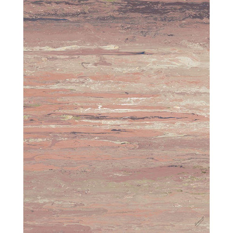 Blush Sunset Black Modern Wood Framed Art Print by Gonzalez, Roberto