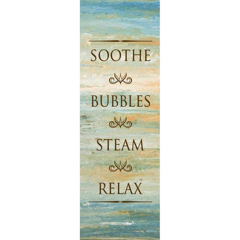 Bath in Abstract II Black Modern Wood Framed Art Print with Double Matting by Gonzalez, Roberto